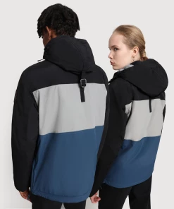 Offres 🔥 Mode- Lifestyle Homme Napapijri Veste Imperméable Napapijri Rainforest Block BLEU ❤️