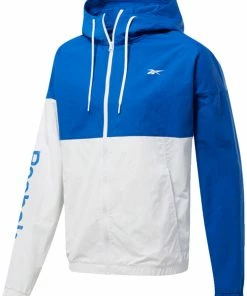 Bon marché 😍 VESTE COUPE VENT Multisport Homme REEBOK TE LINEAR LOGO WIND, 😍