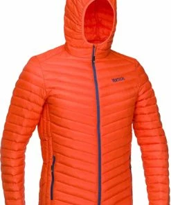 Remise ⌛ Doudoune Randonnée Homme VERTICAL M DOWN JACKET ORANGE 😀