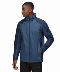Remise 🛒 Mode- Lifestyle Homme Regatta Veste Imperméable Telmar Homme NOIR 🔥