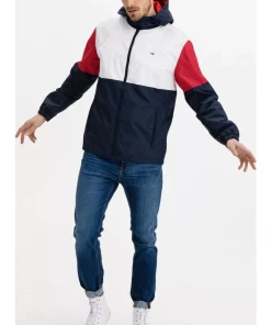 Remise 🛒 Loisirs Homme Tommy Hilfiger Coupe Vent En Nylon Recyclé - Tommy 👖 Jeans - Homme BLANC 🤩 -THE NORTH FACE Shop 1e6c158ecb9b455fbfdda51caad429fc