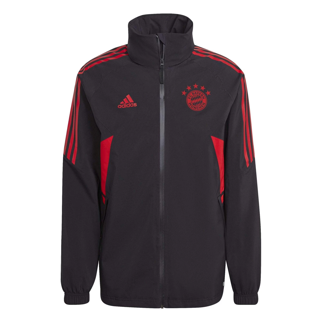 Le moins cher 👍 Football Homme Adidas Veste Imperméable Bayern Munich Condivo 2022/23 NOIR ⭐ 5 Le moins cher 👍 Football Homme Adidas Veste Imperméable Bayern Munich Condivo 2022/23 NOIR ⭐ – Image 5