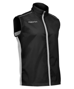 Tout neuf 🥰 Course A Pied Homme Macron Veste Coupe-vent Sans Manche Macron Fred NOIR ⌛