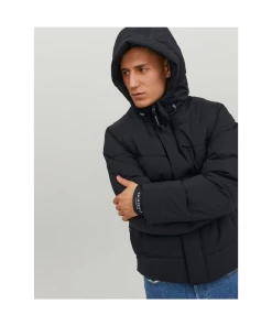 Meilleure affaire 🌟 Loisirs Homme Jack And Jones Blouson Stretch À Capuche Clean - Jack & Jones - Homme NOIR ✔️ -THE NORTH FACE Shop 3972c996015e45c986d09d85de74cab9