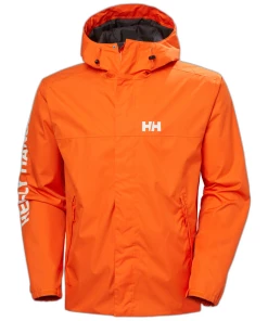 Tout neuf 😍 Mode- Lifestyle Homme Helly Hansen Veste Imperméable Helly Hansen Ervik ORANGE 👏