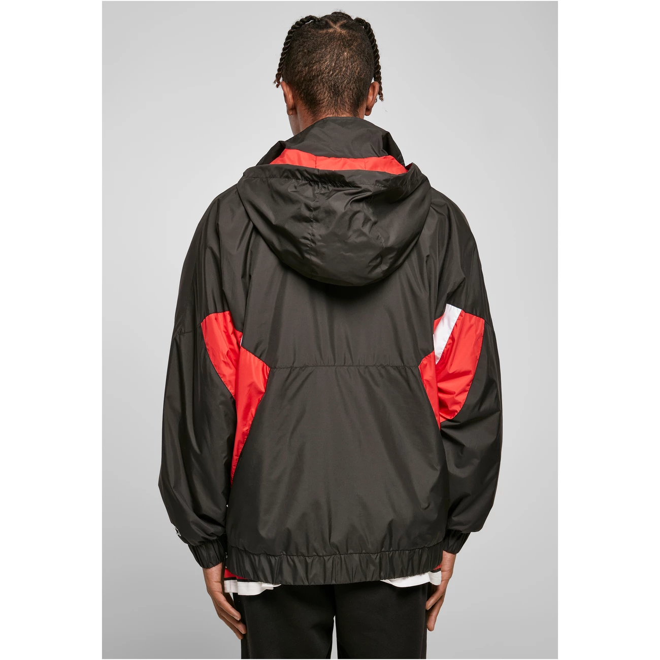 Bon marché 🔥 Mode- Lifestyle Homme Urban Classics Veste Imperméable Urban Classics Starter NOIR 🤩 4 Bon marché 🔥 Mode- Lifestyle Homme Urban Classics Veste Imperméable Urban Classics Starter NOIR 🤩 – Image 4