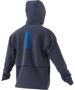 Remise 👍 Randonnee Pedestre Homme Adidas Veste Imperméable Adidas Terrex Ct Myshelter BLEU ✨