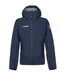 Promo 😉 Randonnee Pedestre Homme Rock Veste Imperméable Rock Experience Colossus BLEU 🔔