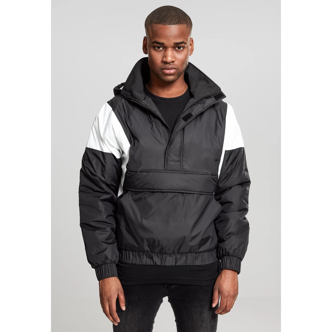 Sortie ⭐ Mode- Lifestyle Homme Urban Classics Coupe Vent Urban Classic 2-tone Pull Over NOIR 👏 1 Sortie ⭐ Mode- Lifestyle Homme Urban Classics Coupe Vent Urban Classic 2-tone Pull Over NOIR 👏