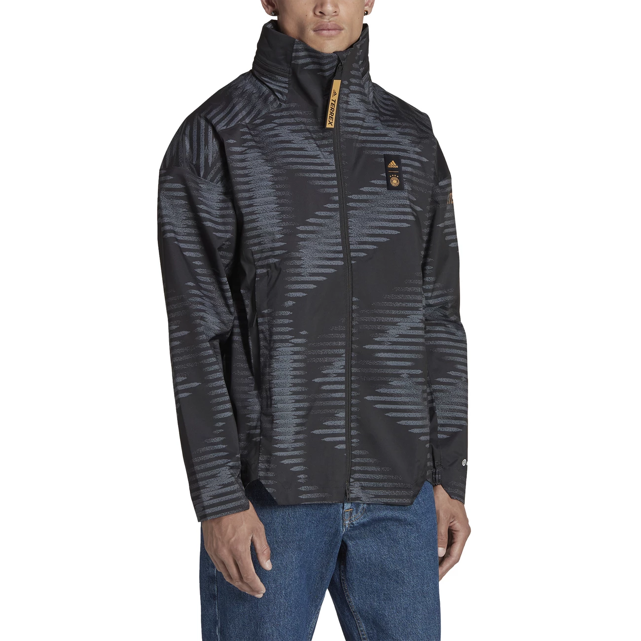 Bon marché ✨ Football Homme Adidas Veste Imperméable Allemagne Lifestyler Myshelter 2022/23 NOIR 😀 3 Bon marché ✨ Football Homme Adidas Veste Imperméable Allemagne Lifestyler Myshelter 2022/23 NOIR 😀 – Image 3