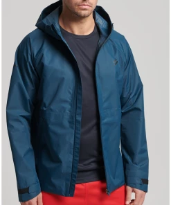 Nouveau 😀 Mode- Lifestyle Homme Superdry Veste Imperméable Superdry BLEU ⌛ -THE NORTH FACE Shop 6552d7b4fba64886a59f786b32fde77a