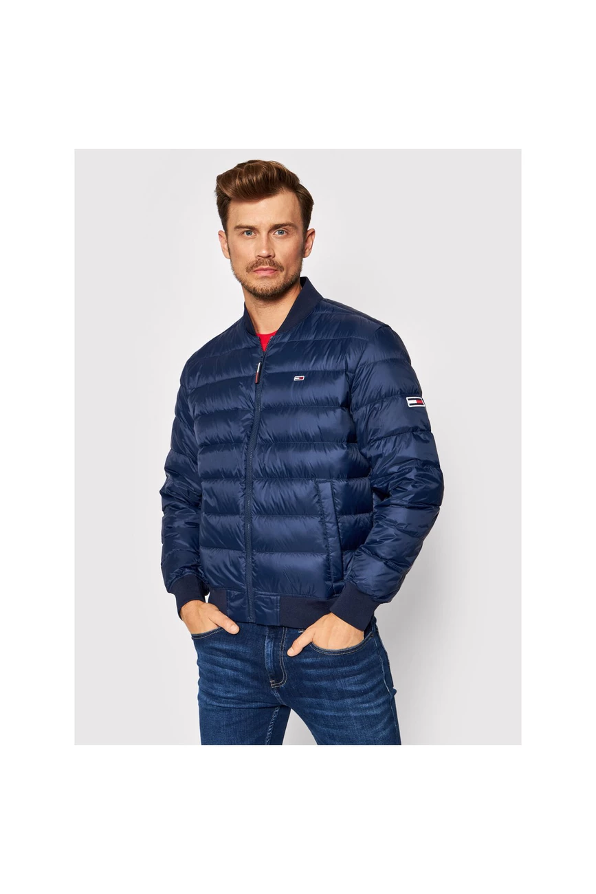 Vente flash 🤩 Loisirs Homme Tommy Hilfiger Blouson Bomber En Matière Recyclée - Tommy 👖 Jeans - Homme BLEU 🤩 2 Vente flash 🤩 Loisirs Homme Tommy Hilfiger Blouson Bomber En Matière Recyclée - Tommy 👖 Jeans - Homme BLEU 🤩 – Image 2