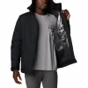 Meilleur prix 💯 Randonnee Pedestre Homme Columbia Veste Imperméable Columbia Point Park Insulated NOIR 💯