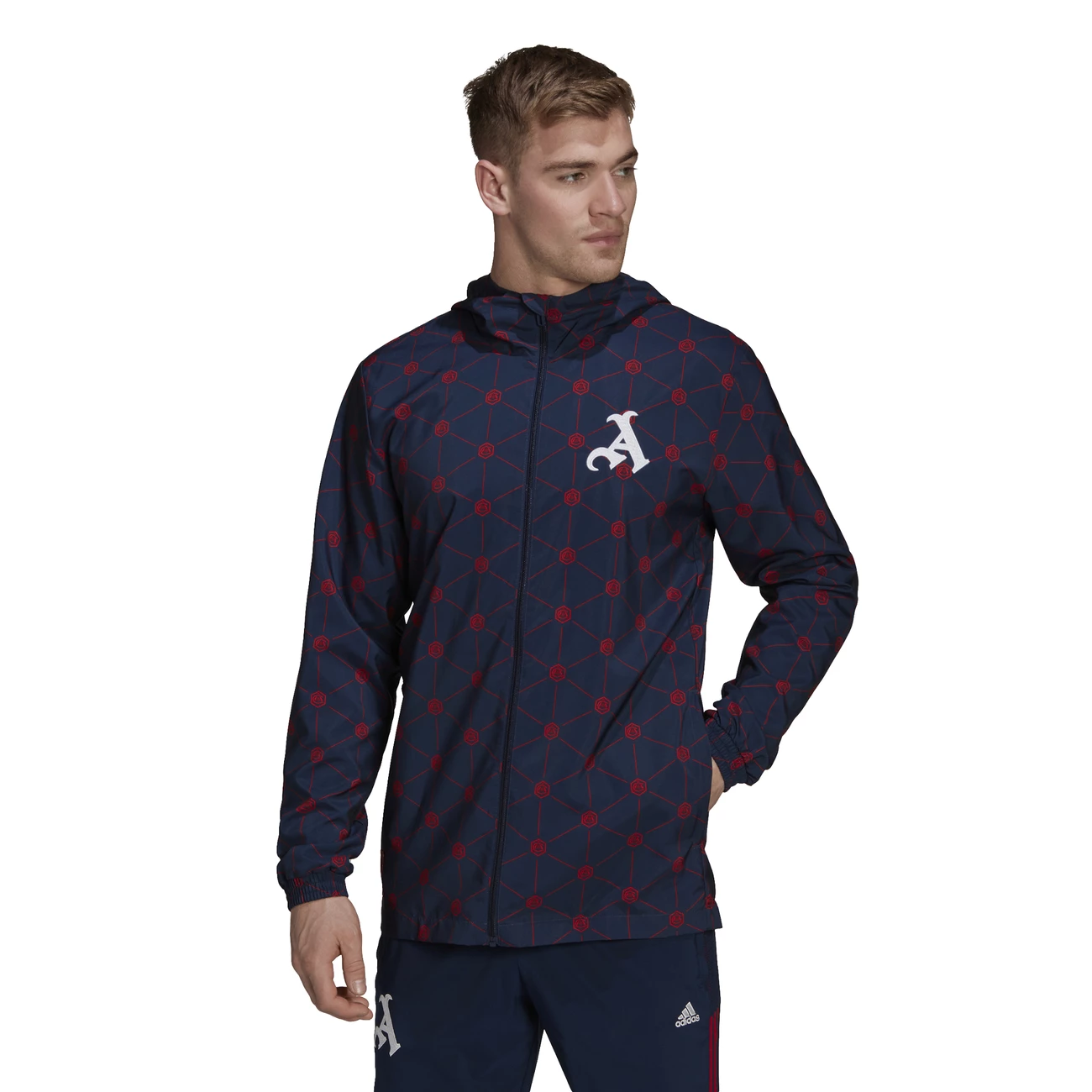 Bon marché 🎁 Football Homme Adidas Veste Imperméable Arsenal 2021/22 BLEU ❤️ 3 Bon marché 🎁 Football Homme Adidas Veste Imperméable Arsenal 2021/22 BLEU ❤️ – Image 3