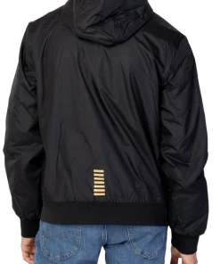 Bon marché 🎉 Loisirs Homme Ea7 Blouson Doublé Polaire À Capuche - Ea7 - Homme NOIR 🥰