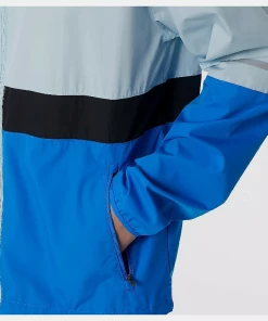 Bon marché 😀 Mode- Lifestyle Homme New Balance Coupe Vent New Balance Accelerate BLEU 🛒