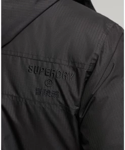 Promo 🔔 Mode- Lifestyle Homme Superdry Veste Imperméable Superdry Wind Yachter NOIR 🤩