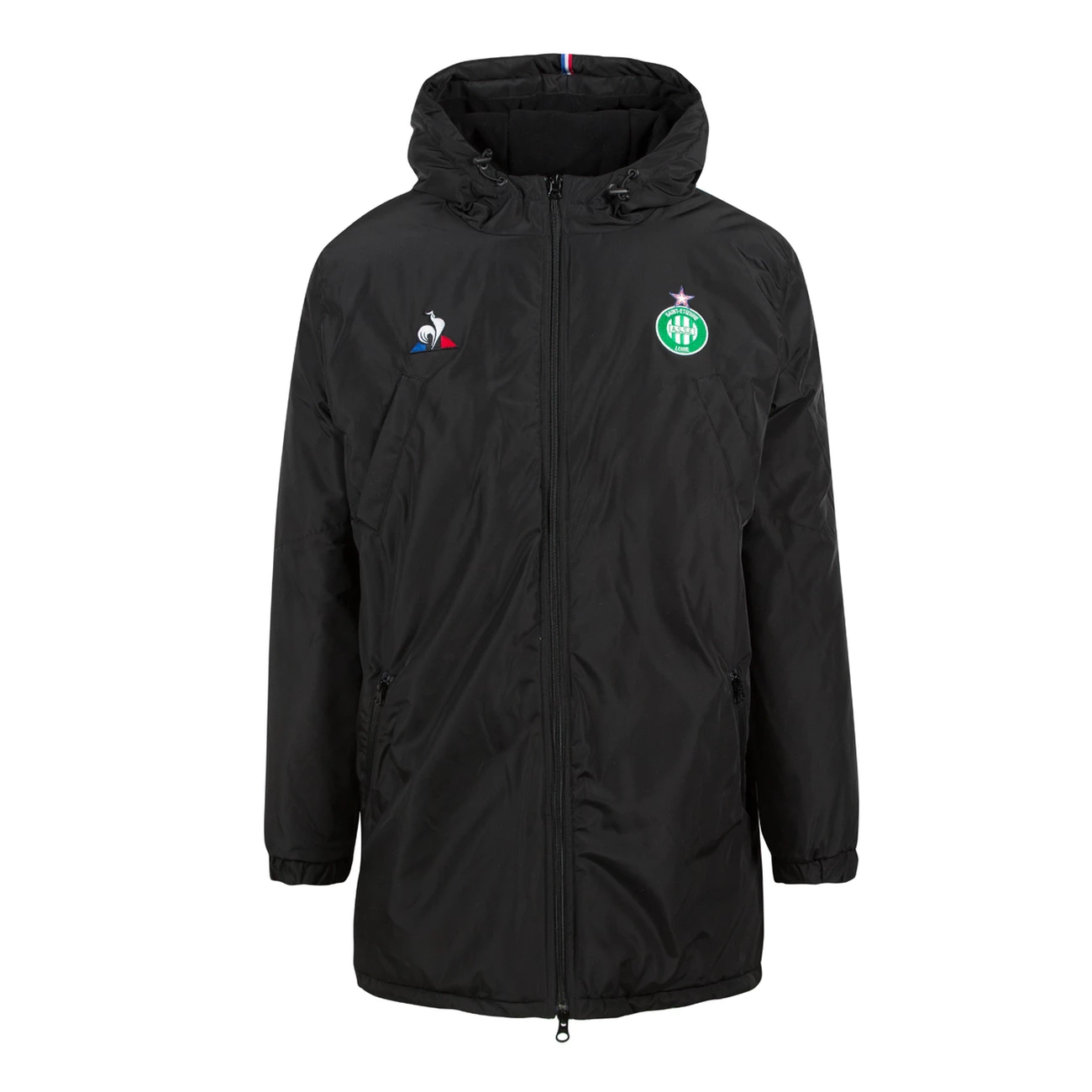 Bon marché 👏 Football Homme Le Coq Sportif Parka D'entrainement As Saint-etienne NOIR 👍 3 Bon marché 👏 Football Homme Le Coq Sportif Parka D'entrainement As Saint-etienne NOIR 👍 – Image 3