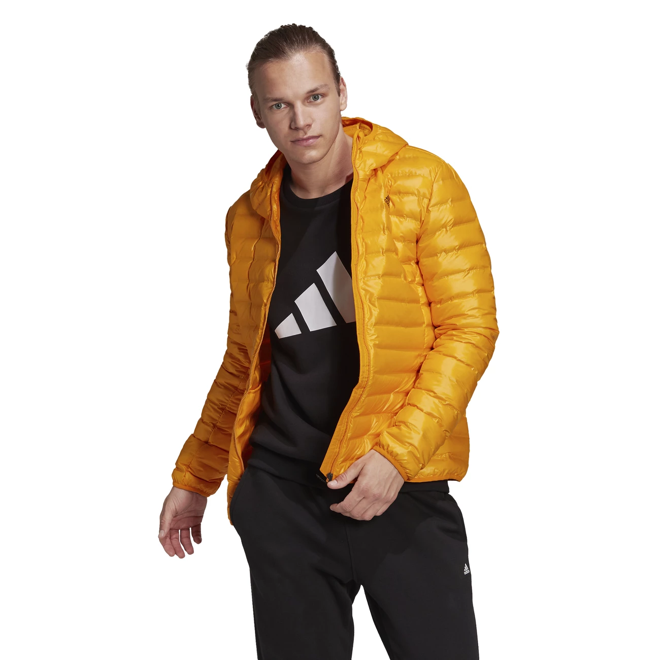 Remise 😍 Randonnee Pedestre Homme Adidas Doudoune Adidas Varilite Ed ORANGE 🌟 4 Remise 😍 Randonnee Pedestre Homme Adidas Doudoune Adidas Varilite Ed ORANGE 🌟 – Image 4