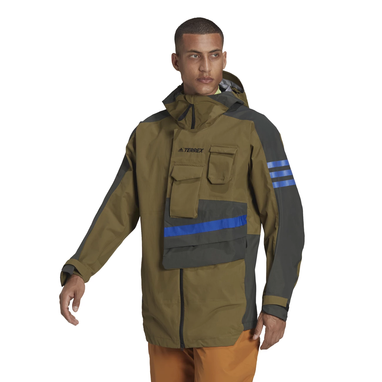 Le moins cher ❤️ Randonnee Pedestre Homme Adidas Veste De Pluie Adidas Terrex Xploric VERT 😉 3 Le moins cher ❤️ Randonnee Pedestre Homme Adidas Veste De Pluie Adidas Terrex Xploric VERT 😉 – Image 3