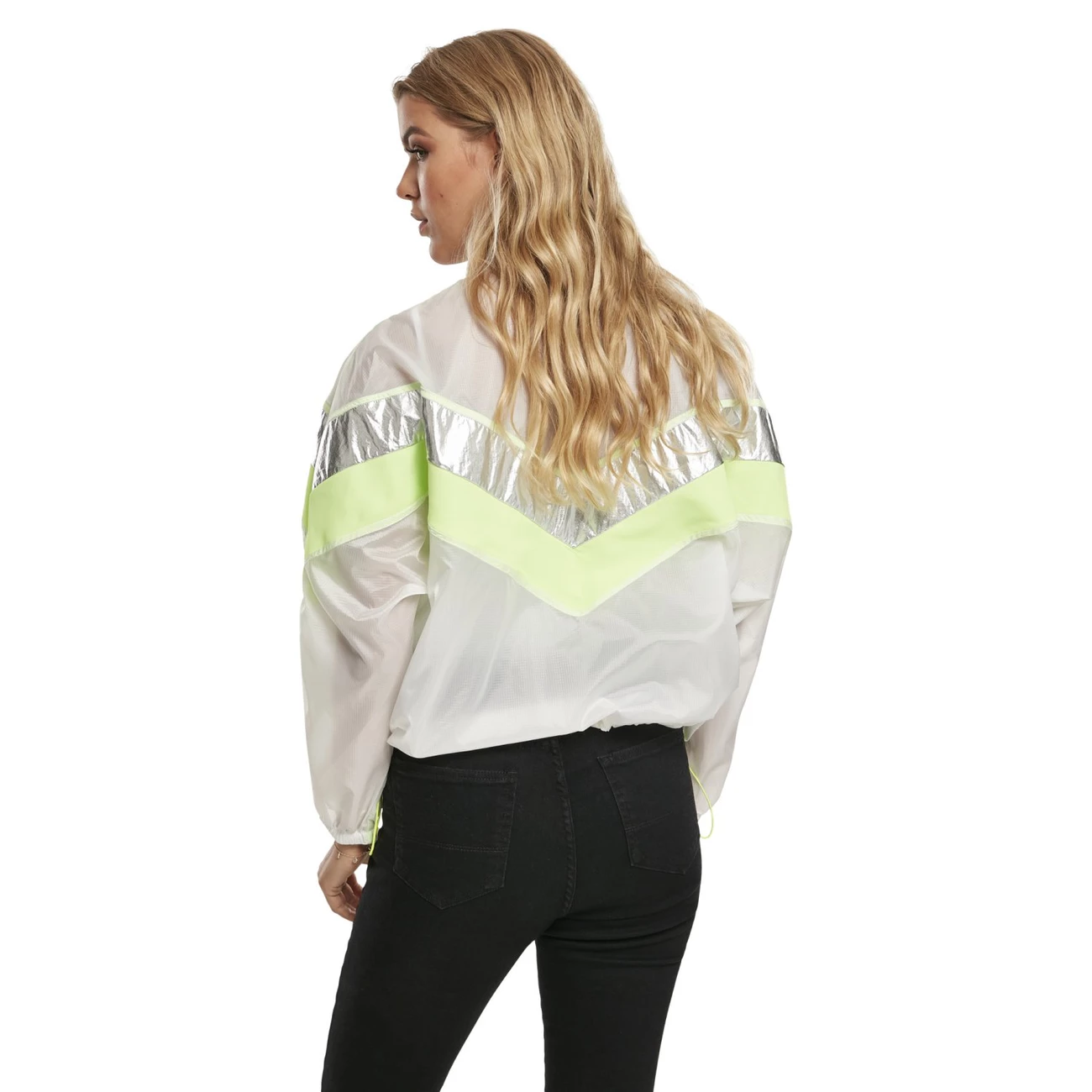 Top 10 ✨ Mode- Lifestyle Homme Urban Classics Urban Classics Ladies - 3-tone Light Track Jacket BLANC 🎁 4 Top 10 ✨ Mode- Lifestyle Homme Urban Classics Urban Classics Ladies - 3-tone Light Track Jacket BLANC 🎁 – Image 4