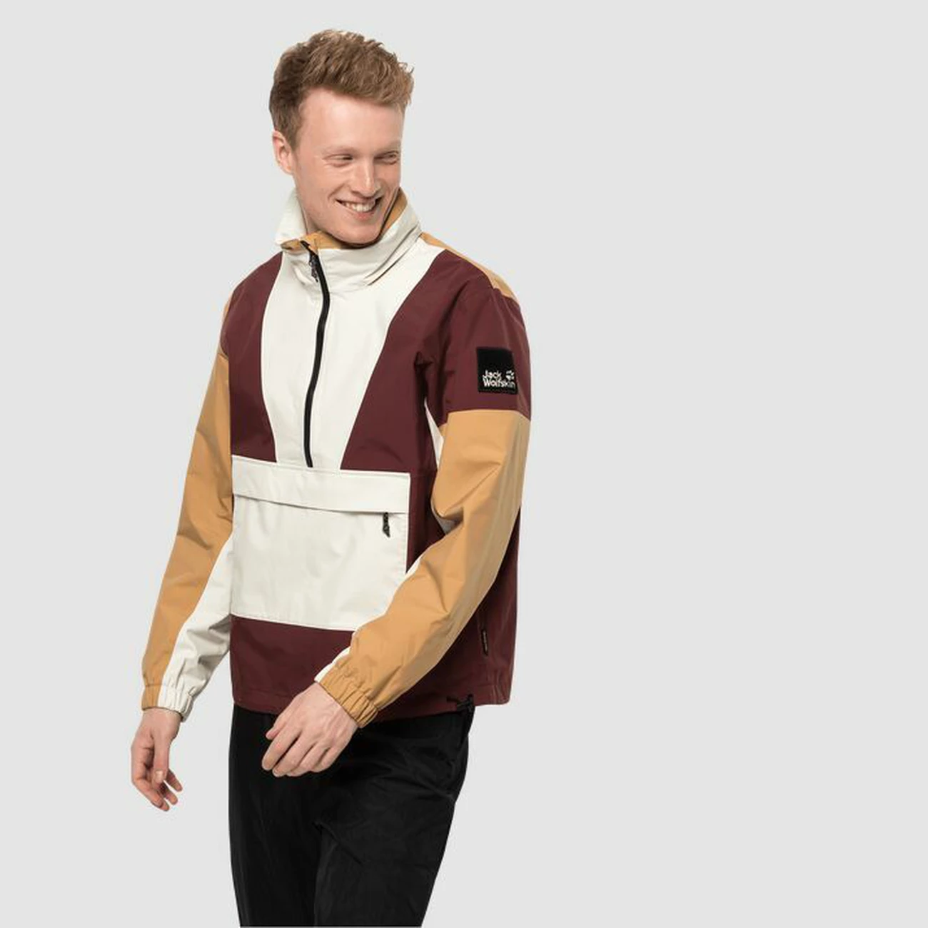 Nouveau 🔔 Randonnee Pedestre Homme Jack Wolfskin Veste Imperméable Jack Wolfskin 365 Fearless Overhead ROUGE 🛒 1 Nouveau 🔔 Randonnee Pedestre Homme Jack Wolfskin Veste Imperméable Jack Wolfskin 365 Fearless Overhead ROUGE 🛒