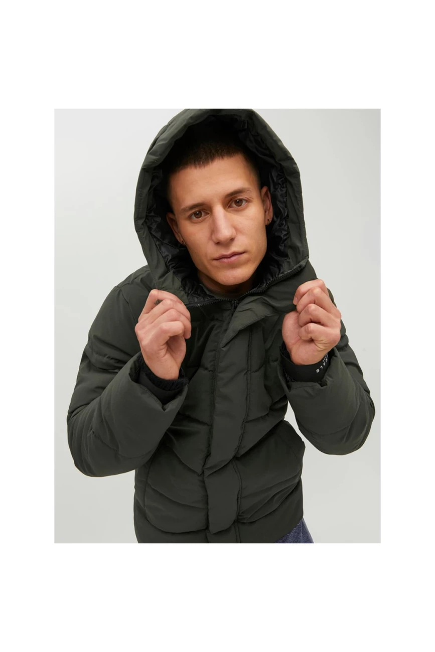 De gros 🥰 Loisirs Homme Jack And Jones Blouson Stretch À Capuche Clean - Jack & Jones - Homme VERT 🔥 6 De gros 🥰 Loisirs Homme Jack And Jones Blouson Stretch À Capuche Clean - Jack & Jones - Homme VERT 🔥 – Image 6