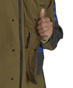 Le moins cher ❤️ Randonnee Pedestre Homme Adidas Veste De Pluie Adidas Terrex Xploric VERT 😉