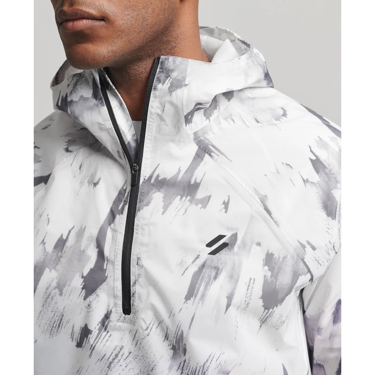 Bon marché ⌛ Course A Pied Homme Superdry Veste Imperméable Légère Superdry Run GRIS ⌛ 2 Bon marché ⌛ Course A Pied Homme Superdry Veste Imperméable Légère Superdry Run GRIS ⌛ – Image 2