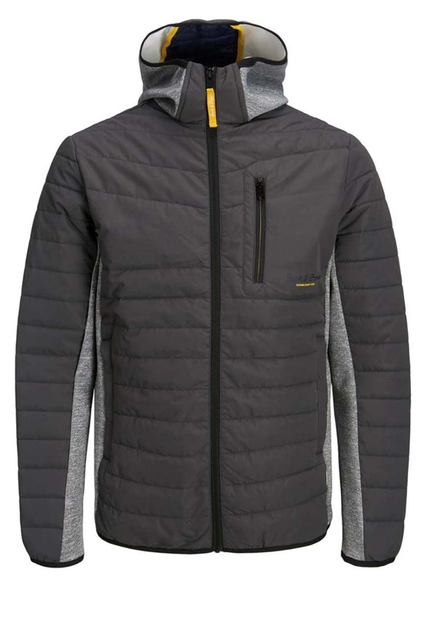 Meilleure vente 😍 Loisirs Homme Jack And Jones Doudoune Bimatière À Capuche Berg - Jack & Jones - Homme GRIS 🤩 6 Meilleure vente 😍 Loisirs Homme Jack And Jones Doudoune Bimatière À Capuche Berg - Jack & Jones - Homme GRIS 🤩 – Image 6