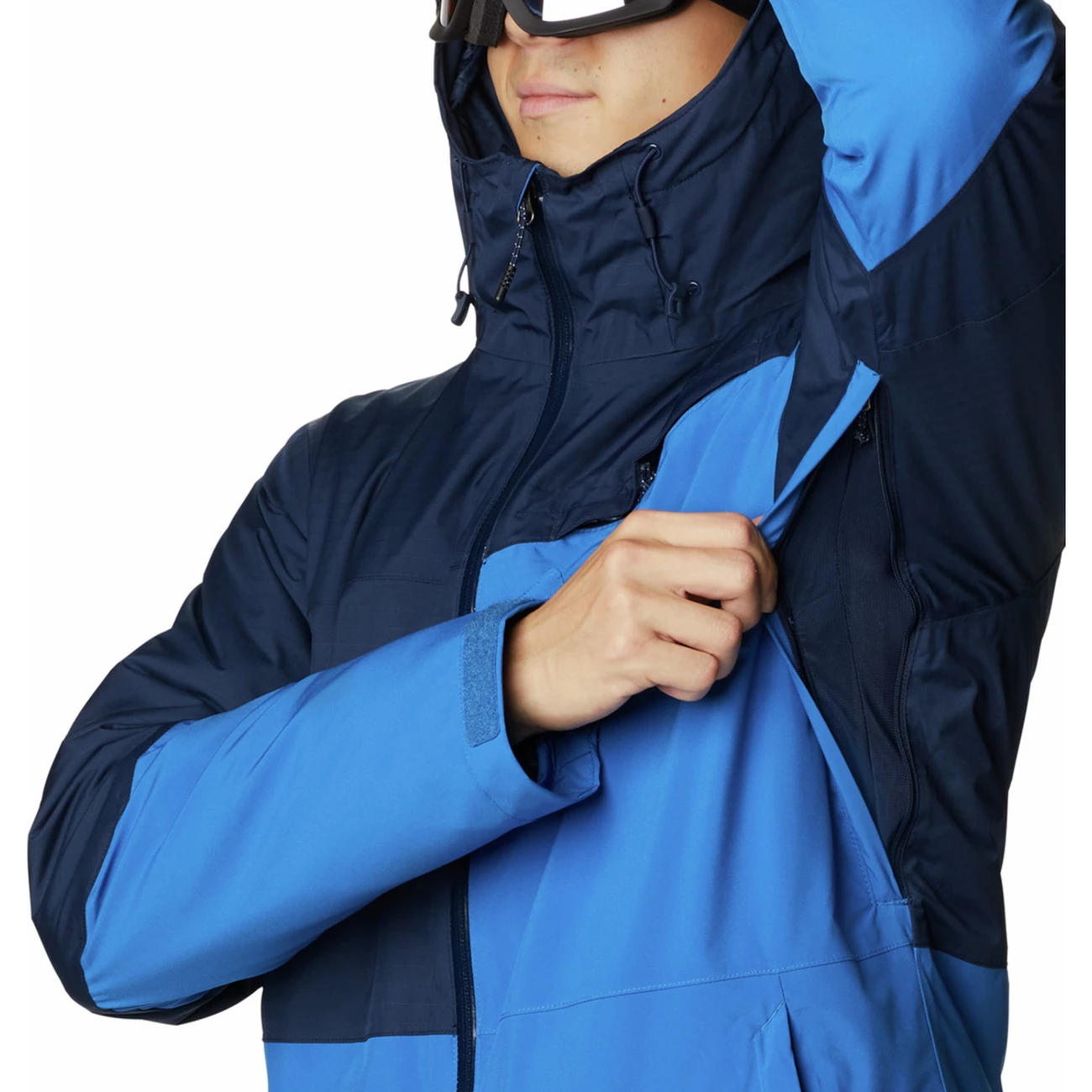 Vente flash 👍 Randonnee Pedestre Homme Columbia Veste Imperméable Columbia Iceberg Point BLEU 😀 3 Vente flash 👍 Randonnee Pedestre Homme Columbia Veste Imperméable Columbia Iceberg Point BLEU 😀 – Image 3