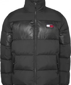 Offres 💯 Loisirs Homme Tommy Hilfiger Doudoune En Matière Recyclée - Tommy 👖 Jeans - Homme NOIR 🌟