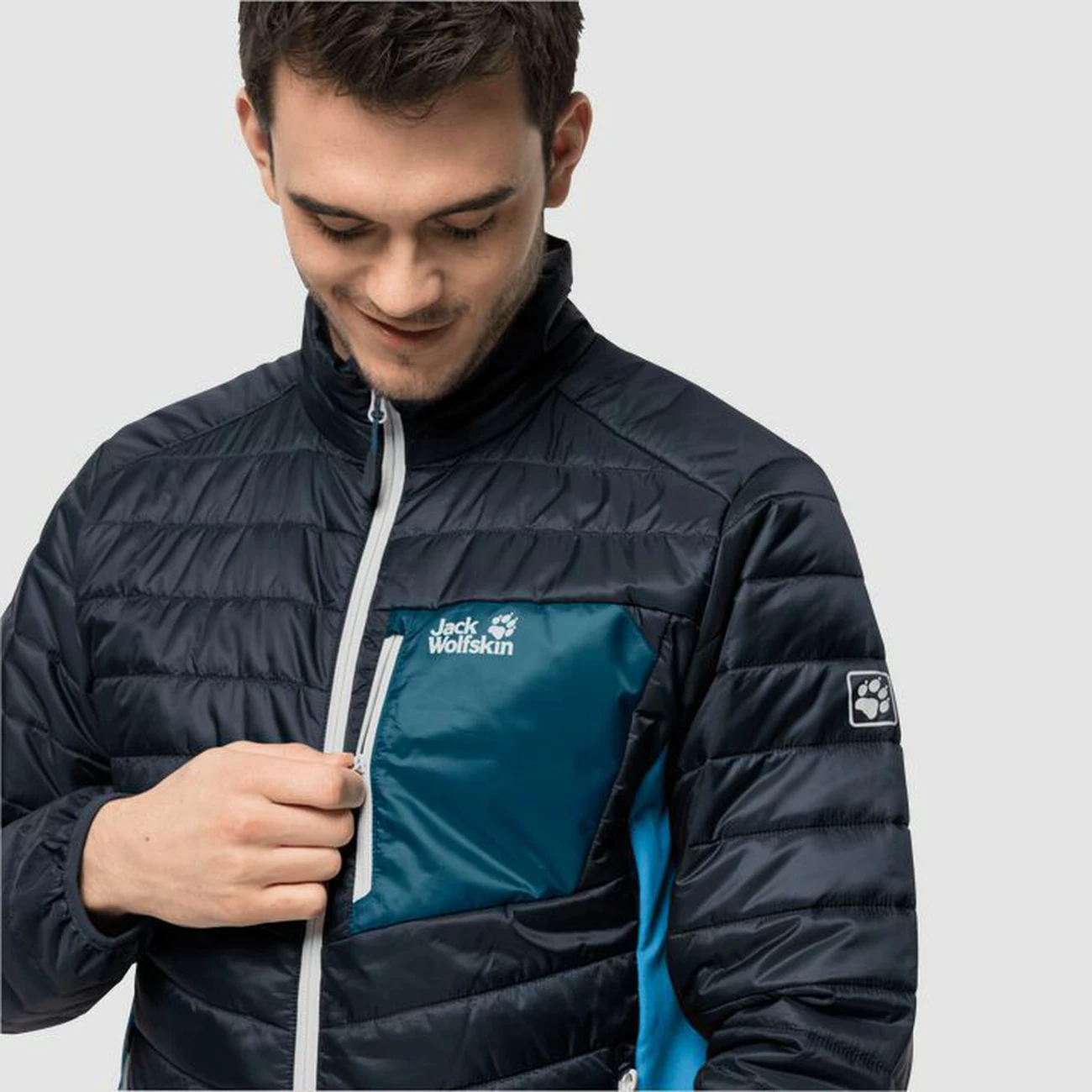 Coupon ✨ Randonnee Pedestre Homme Jack Wolfskin Doudoune Jack Wolfskin Routeburn BLEU 🔥 5 Coupon ✨ Randonnee Pedestre Homme Jack Wolfskin Doudoune Jack Wolfskin Routeburn BLEU 🔥 – Image 5