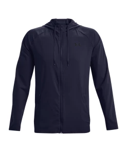 Nouveau 🧨 Mode- Lifestyle Homme Under Armour Veste Imperméable Tissé Under Armour Perforated BLEU 🔔