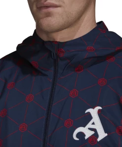 Bon marché 🎁 Football Homme Adidas Veste Imperméable Arsenal 2021/22 BLEU ❤️